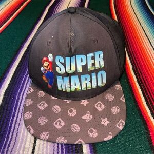 Super Mario Nintendo Snapback Hat Youth OSFM Fits Adult